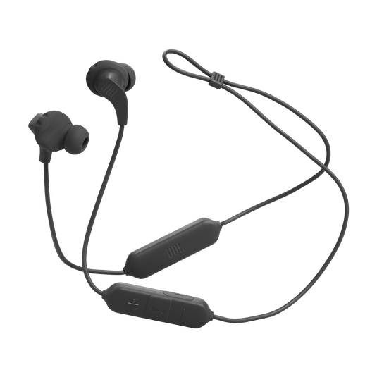 JBL Endurance Run 2 Wireless - Black - Waterproof Wireless In-Ear Sport Headphones - Detailshot 5 image number null